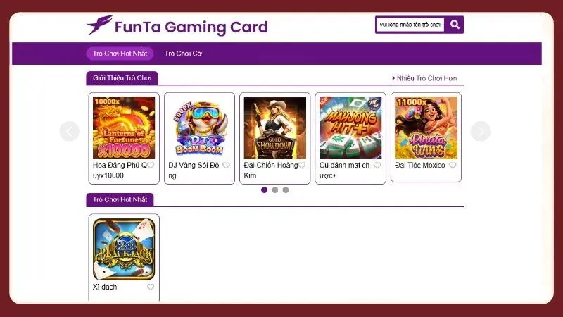 Những game nổi bật luôn duy trì lượng khách tham gia ổn định